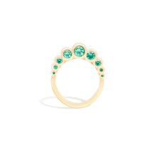 Load image into Gallery viewer, Evolve Bubble Ring - Emerald
