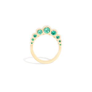 Evolve Bubble Ring - Emerald