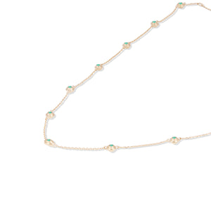 Evolve Station Necklace - Emerald