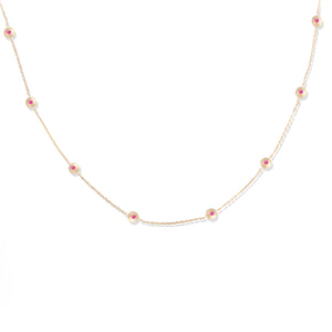 Evolve Station Necklace - Pink Sapphire