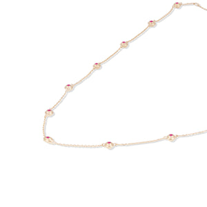 Evolve Station Necklace - Pink Sapphire