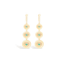 Load image into Gallery viewer, Evolve Chandelier Earring - Emerald
