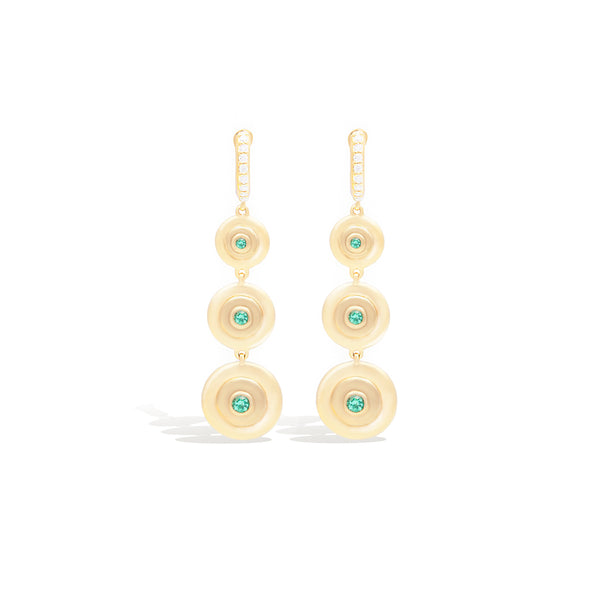 Evolve Chandelier Earring - Emerald