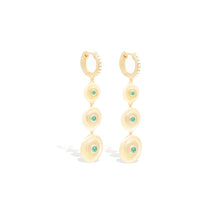 Load image into Gallery viewer, Evolve Chandelier Earring - Emerald
