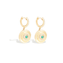 Load image into Gallery viewer, Evolve Charm Earring - Emerald
