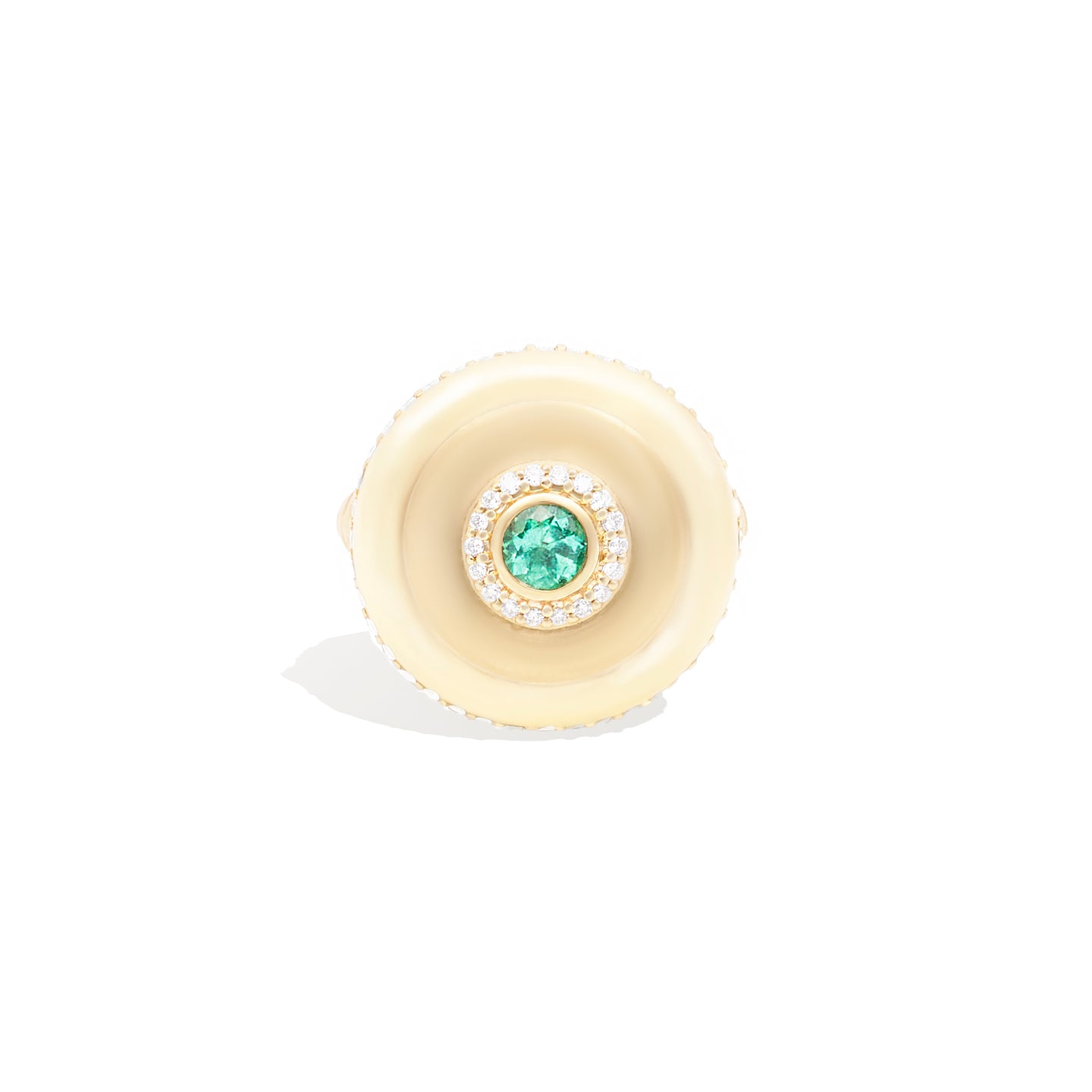 Evolve Cocktail Ring - Emerald