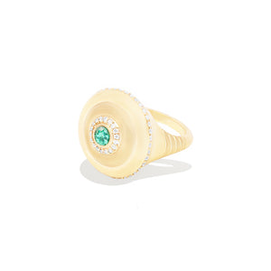 Evolve Cocktail Ring - Emerald