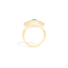 Load image into Gallery viewer, Evolve Cocktail Ring - Emerald
