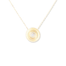 Load image into Gallery viewer, Evolve Large Disk Pendant Necklace - Diamond
