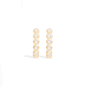 Evolve Oval Hoop Earring - Diamond