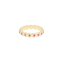 Load image into Gallery viewer, Evolve Stacking Ring - Small (Pink Sapphire)
