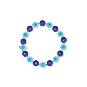 Evolve Stone Inlay Bracelet - Blue