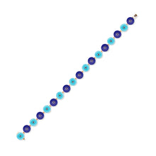 Load image into Gallery viewer, Evolve Stone Inlay Bracelet - Blue
