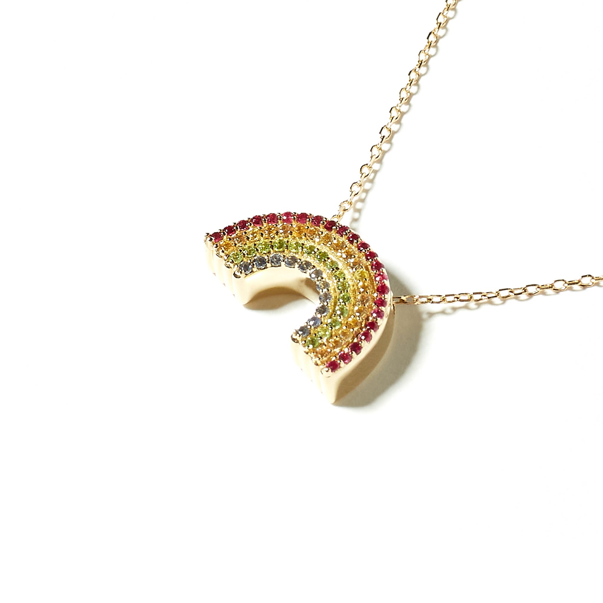 Rainbow Charm Necklace