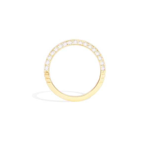 Crew Knife Edge Stacking Ring - Diamond